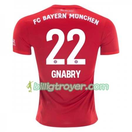 Billige Fotballdrakter FC Bayern München Serge Gnabry 22 Hjemmedraktsett 2019/20 Kortermet